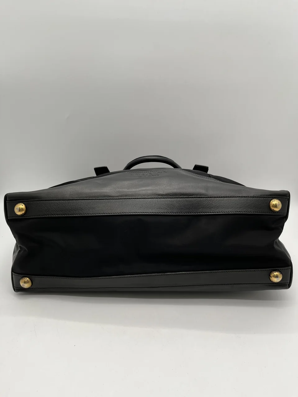 PRADA NYLON HANDBAG (BLACK) view 3