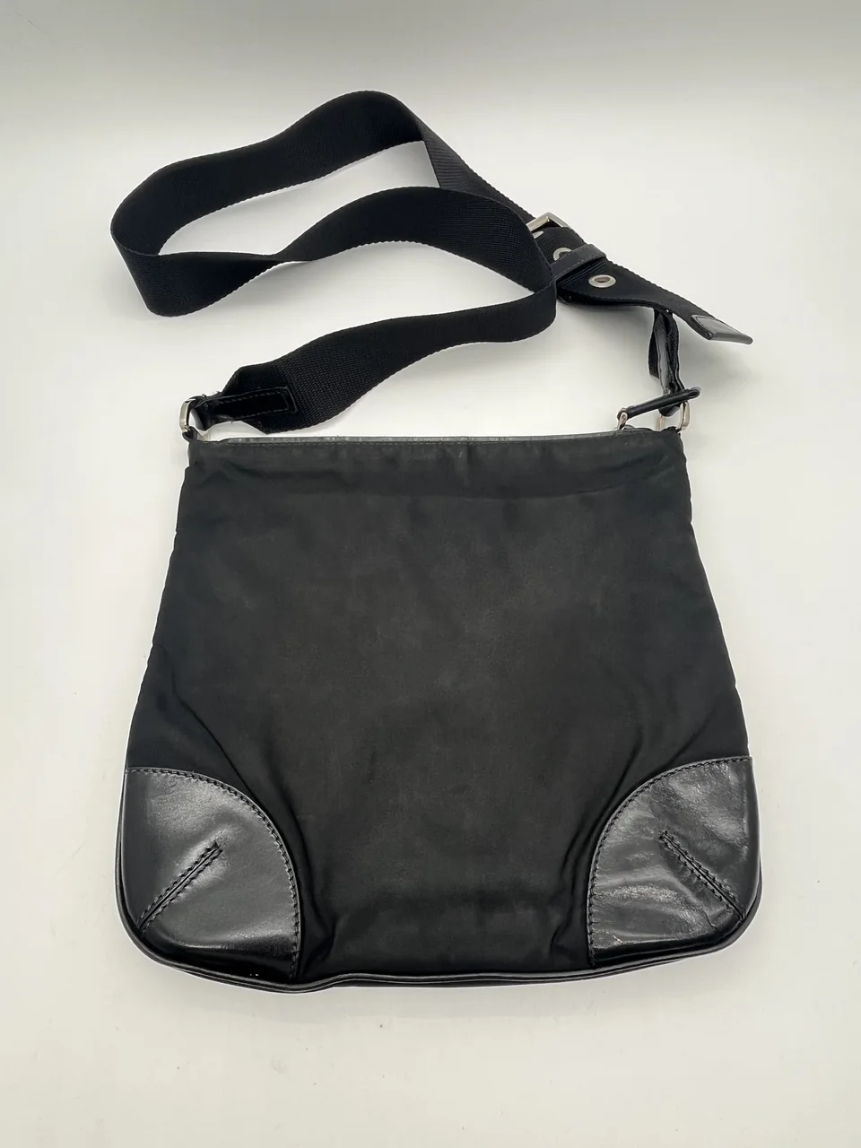 PRADA TESSUTO SHOULDER BAG (BLACK) view 2