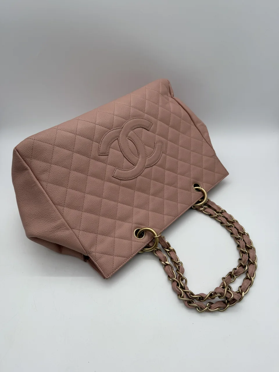 CHANEL CAVIAR COCO MARK CHAIN SHOULDER TOTE (6 SERIAL CODE) view 11