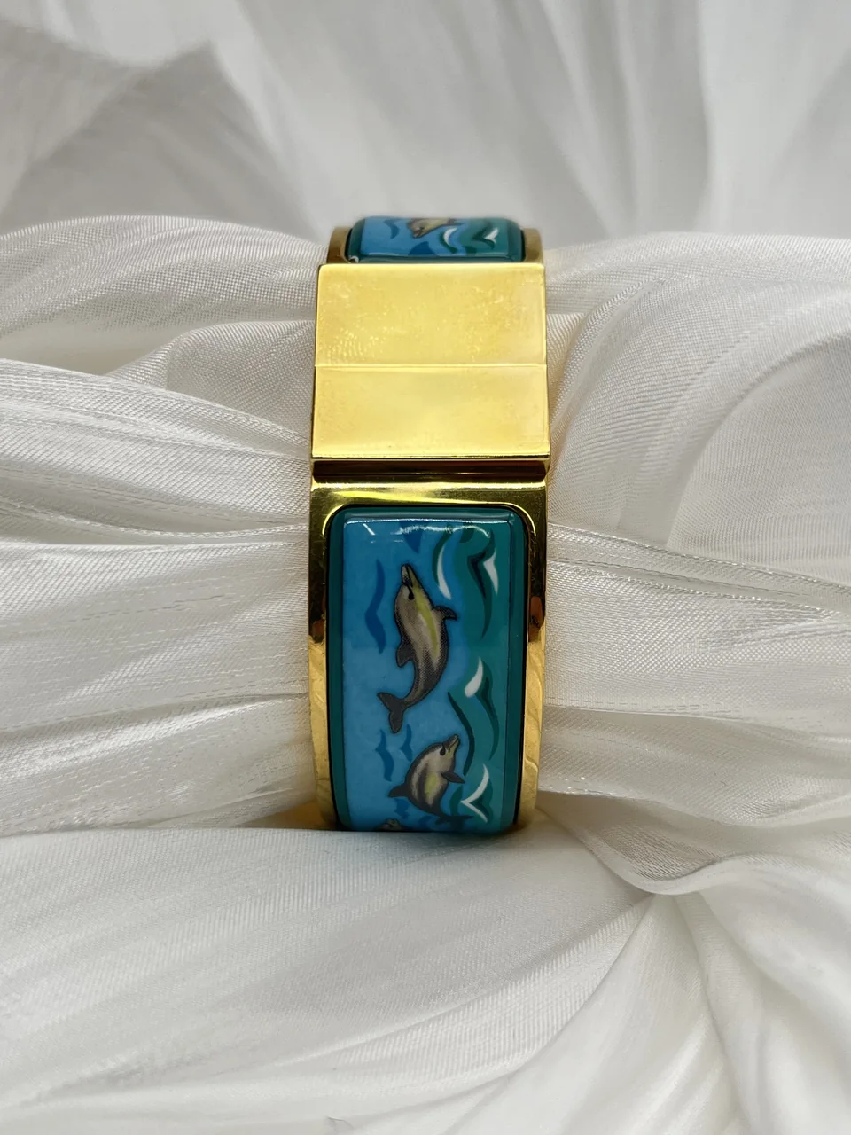 HERMES EMAILLE BANGLE