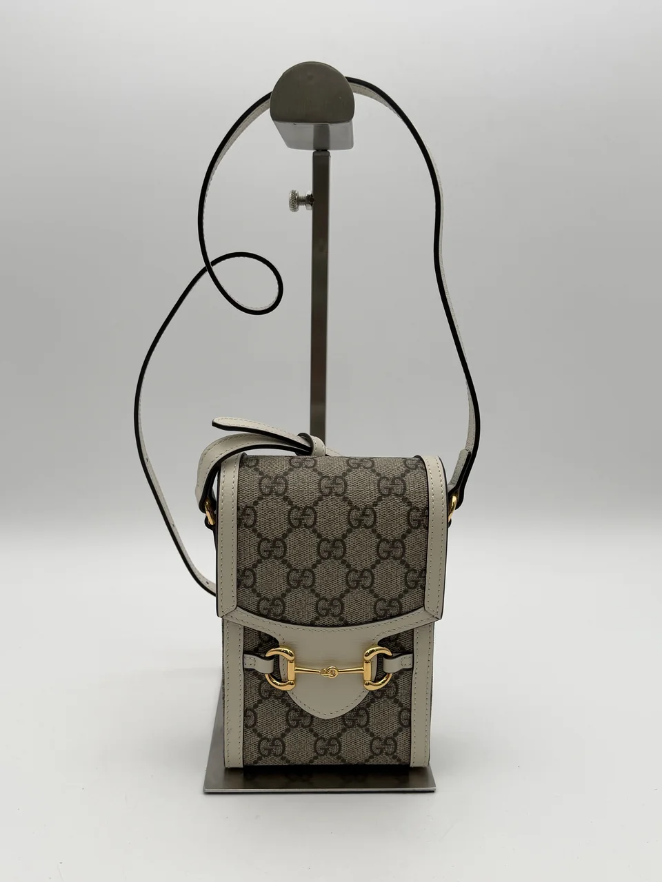 GUCCI HORSEBIT MINI SHOULDER BAG (GRAY)