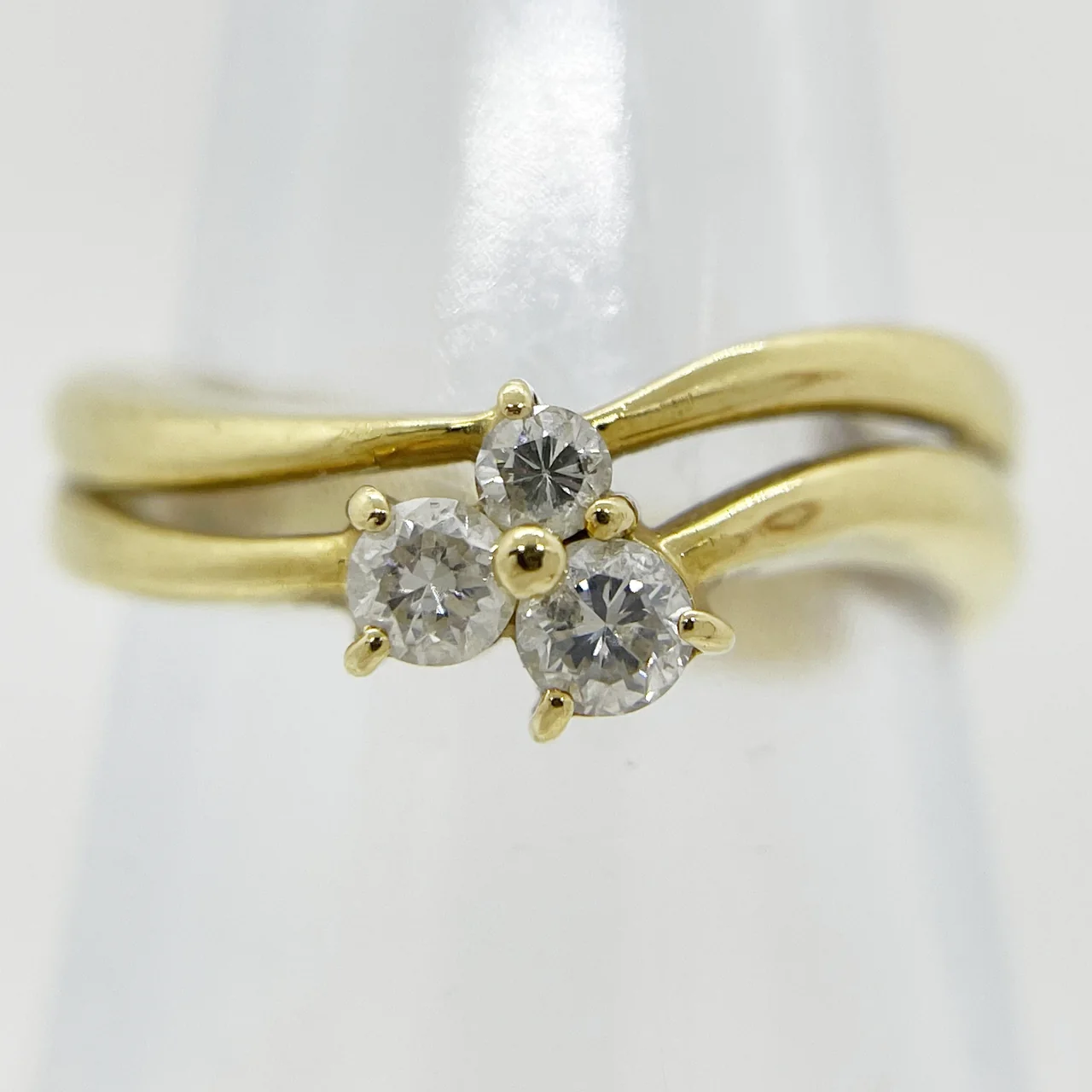 K18 DIAMOND RING FD0.24CT 3.0G