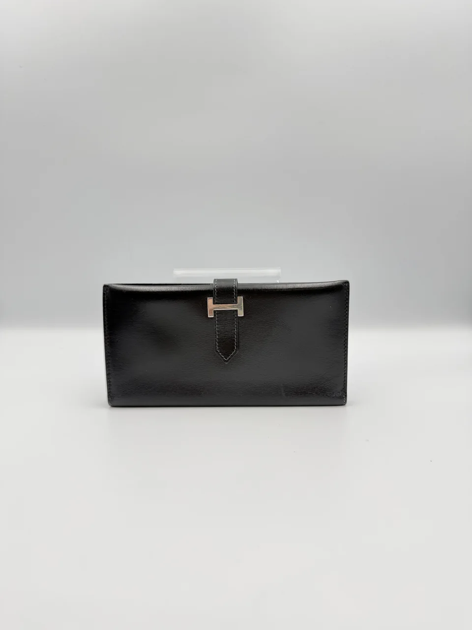 HERMES BEARN (BOX CALF, □C STAMP)