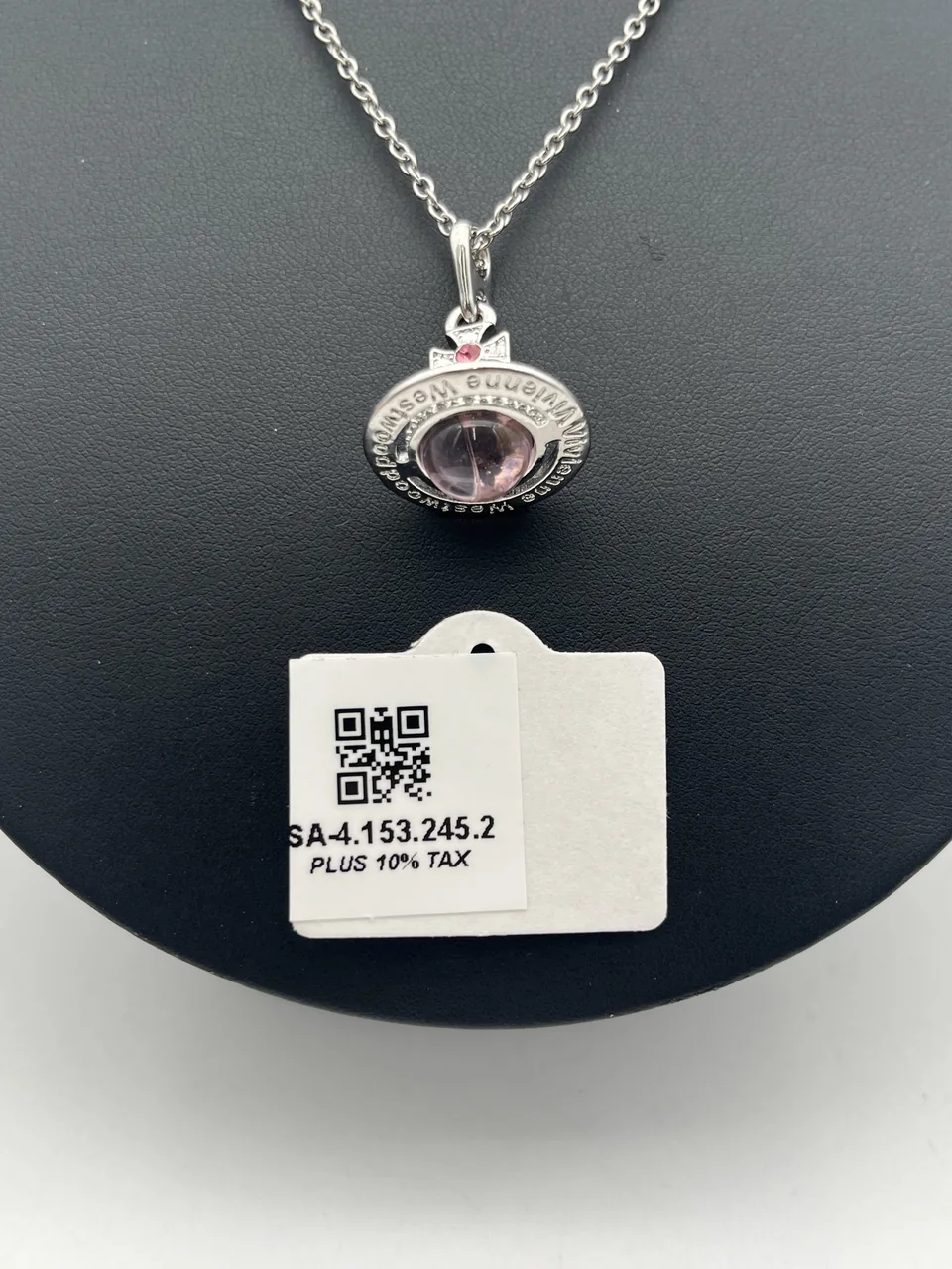 VIVIENNE WESTWOOD ORB NECKLACE (PINK) view 3
