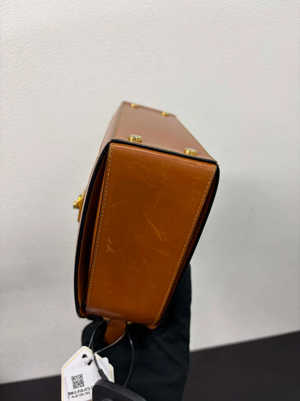 CELINE OLD CELINE HANDBAG (BLACK) view 4