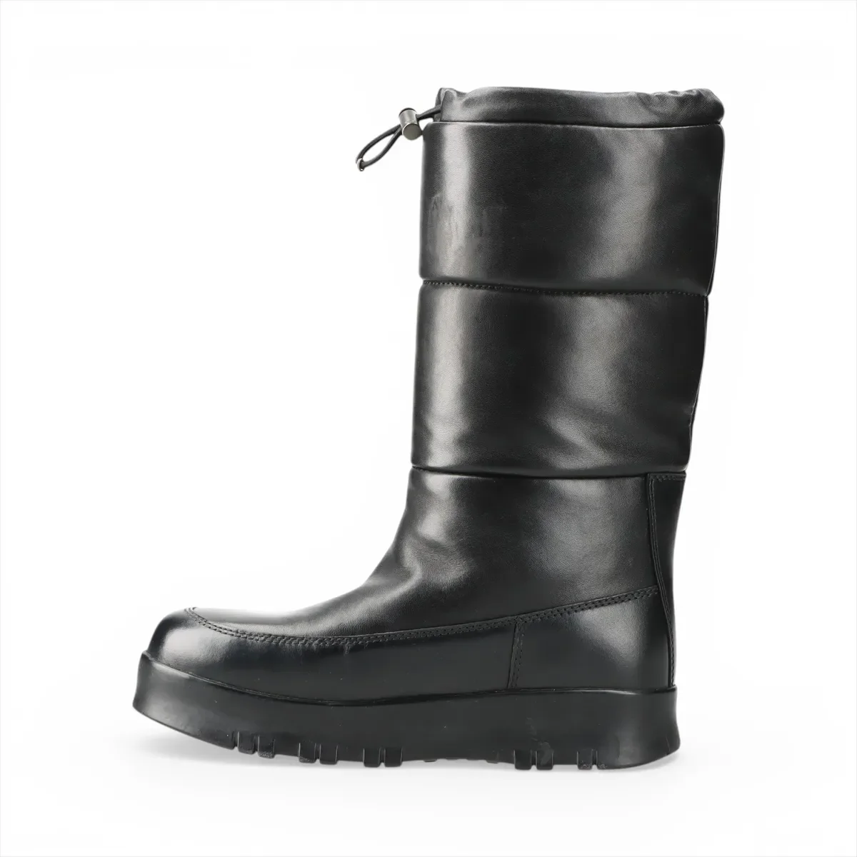 PRADA TRIANGLE LOGO LONG BOOTS view 14
