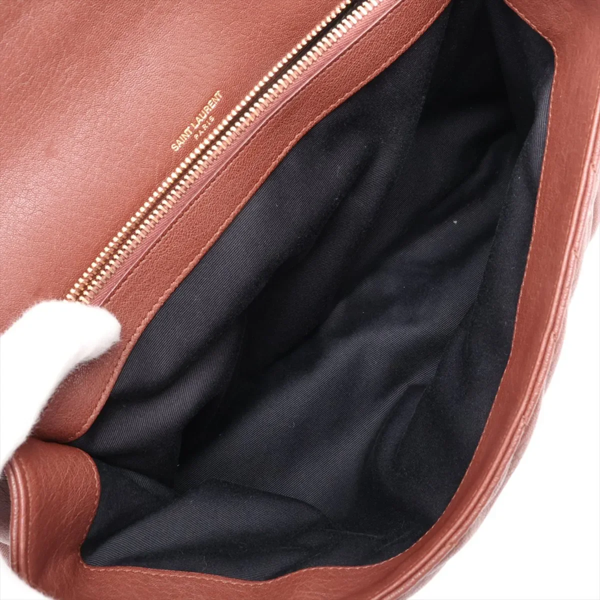 SAINT LAURENT TWO-WAY HANDBAG (BLACK) view 8