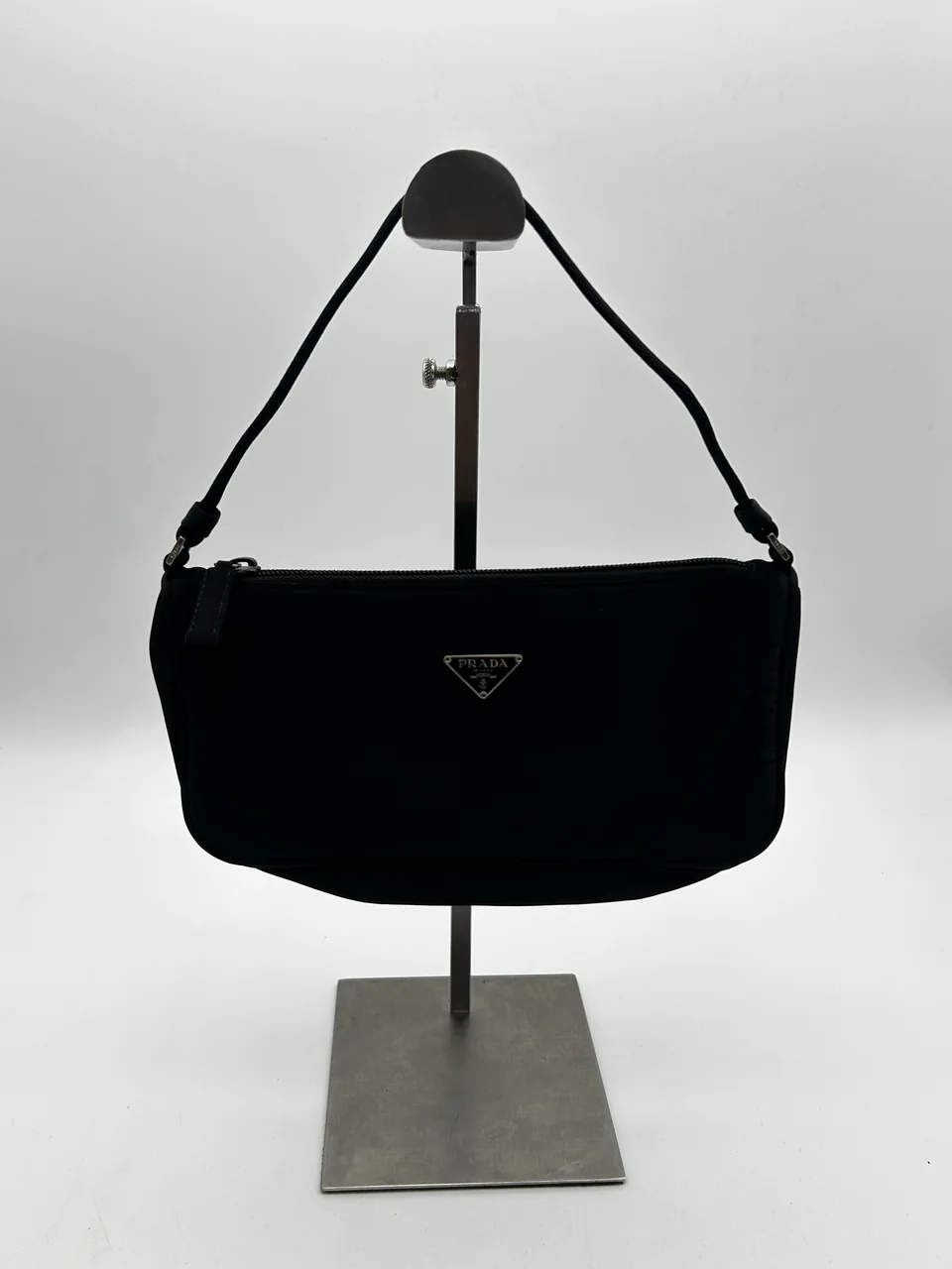 PRADA NYLON ACCESSORY POUCH (BLACK)