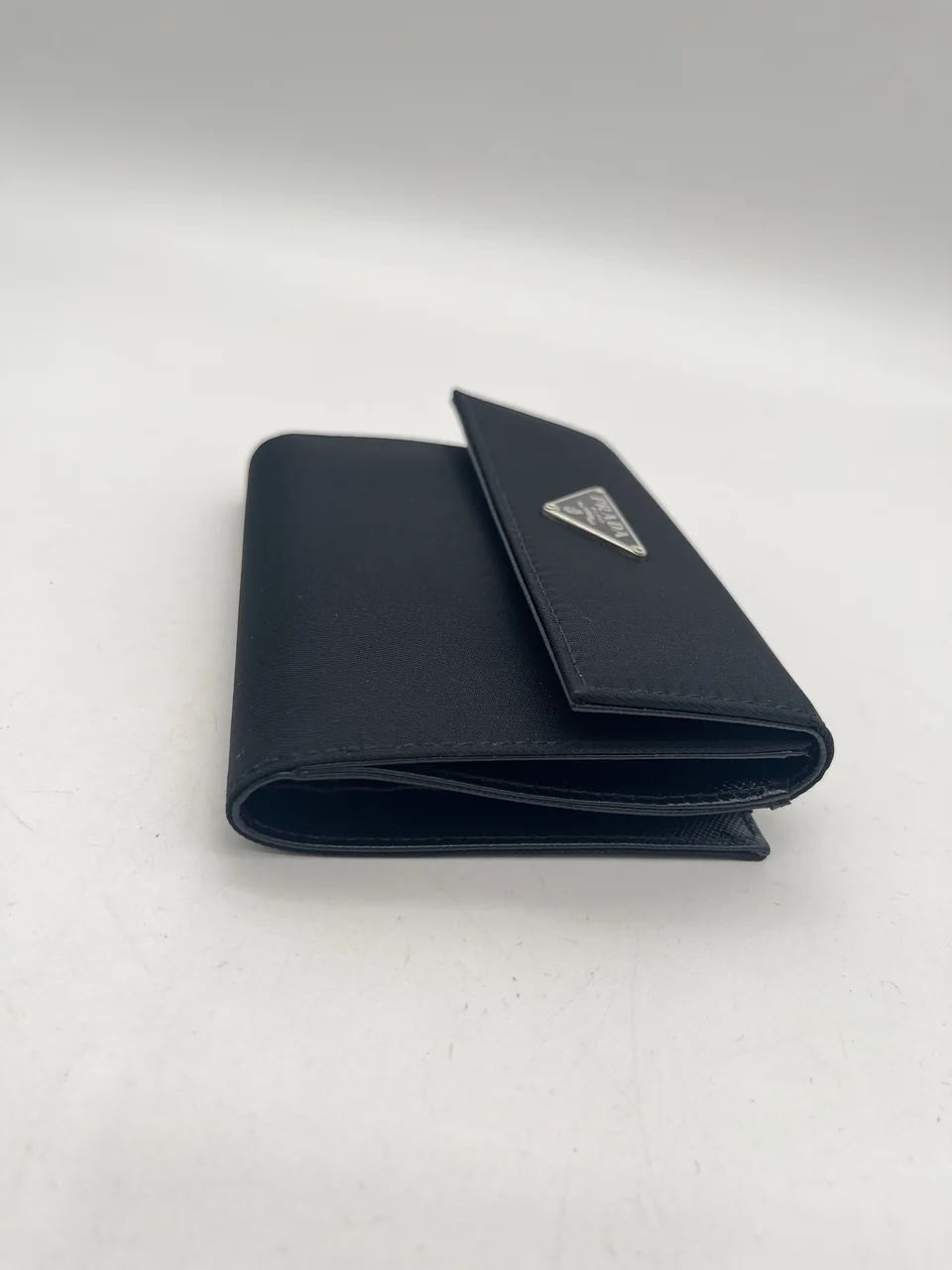 PRADA BIFOLD LONG WALLET (BLACK) view 17