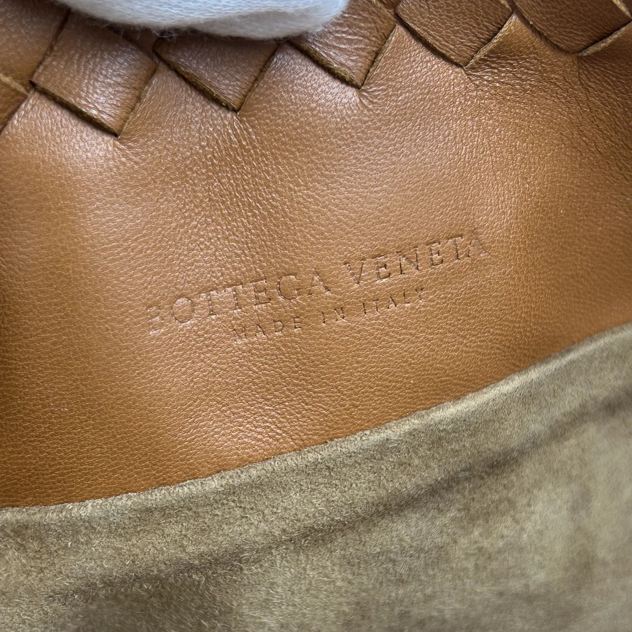 BOTTEGA VENETA INTRECCIATO HANDBAG (BROWN) view 7