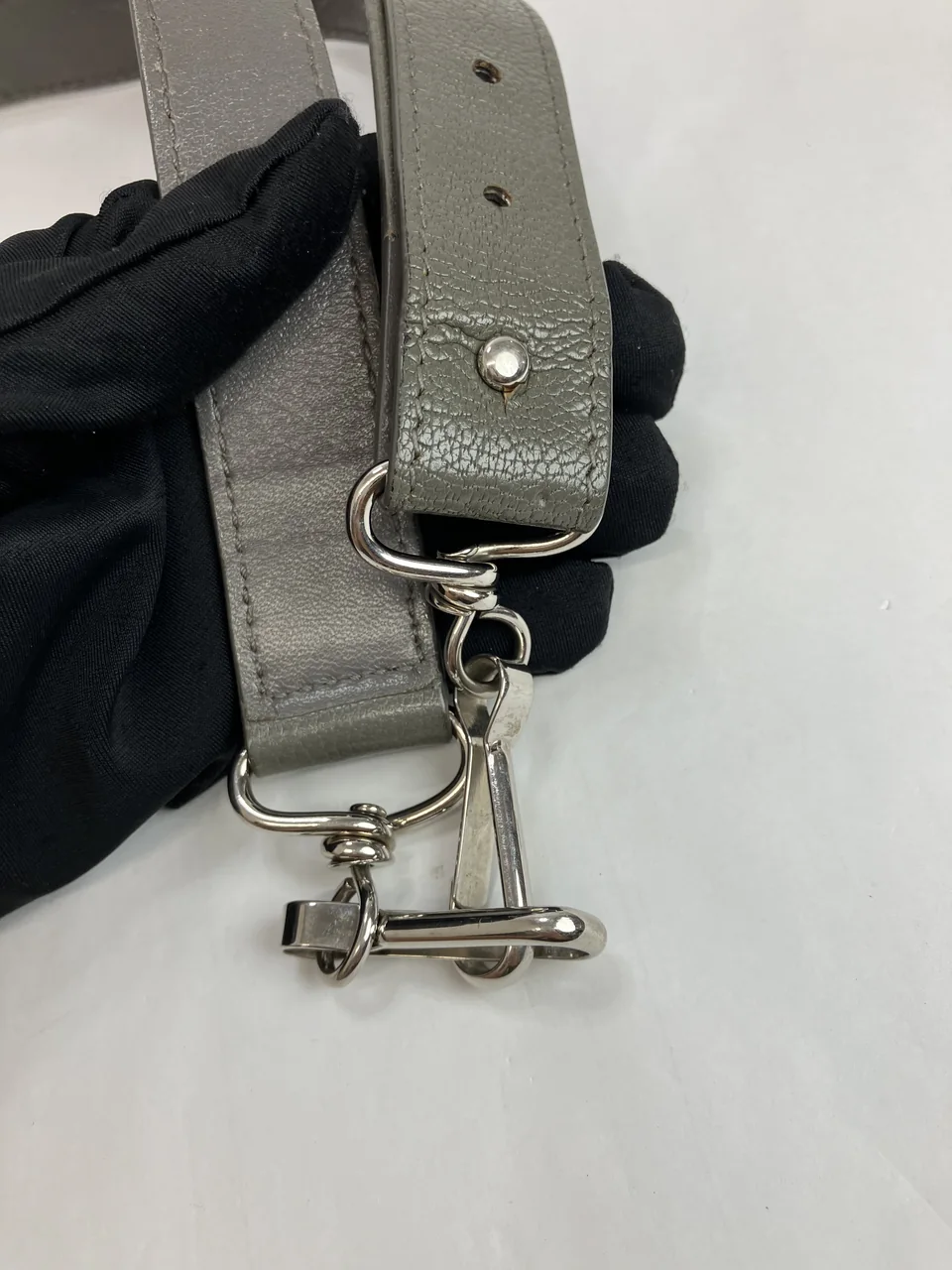 BALENCIAGA NEO CITY TWO-WAY MINI BAG (GRAY) view 23