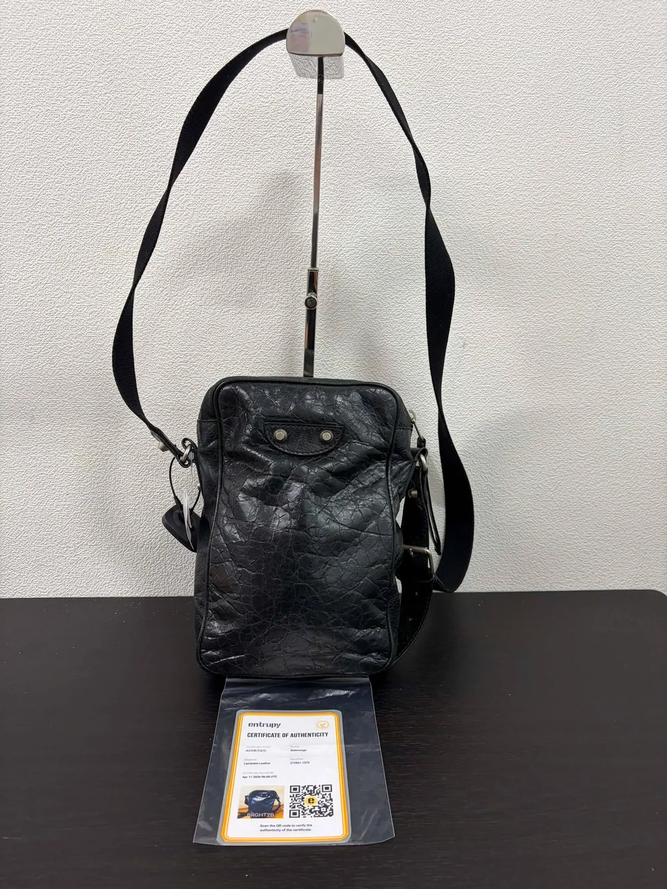 BALENCIAGA SHOULDER BAG (BLACK)