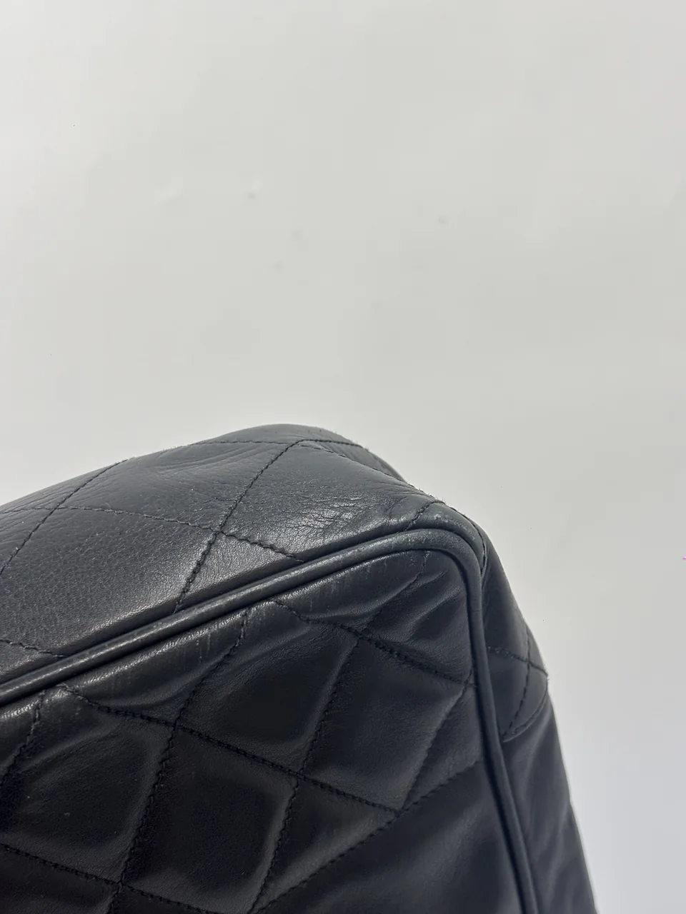 CHANEL LAMB SKIN CHAIN BAG view 10