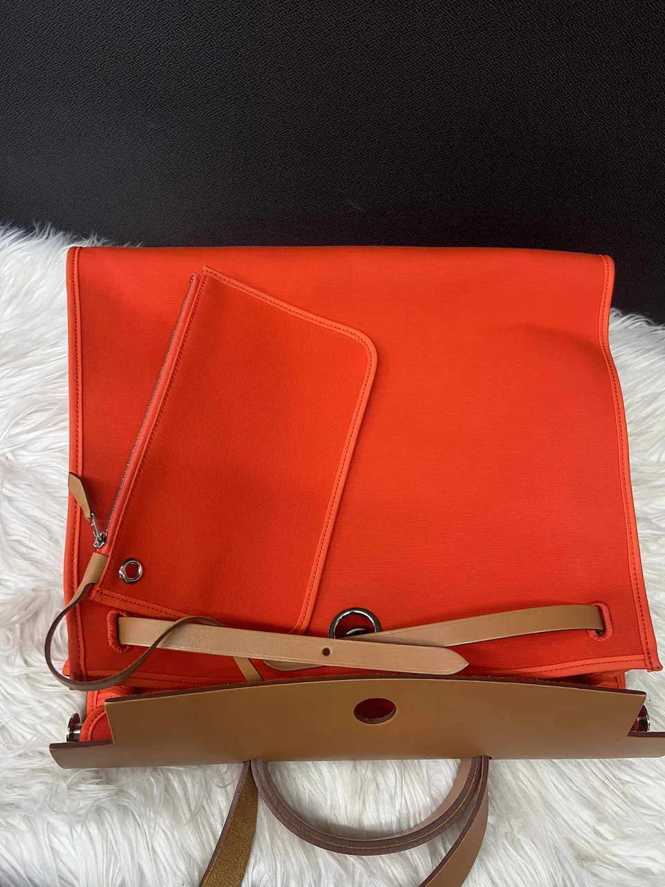 HERMES HERBAG ZIP MM (X STAMP) view 14