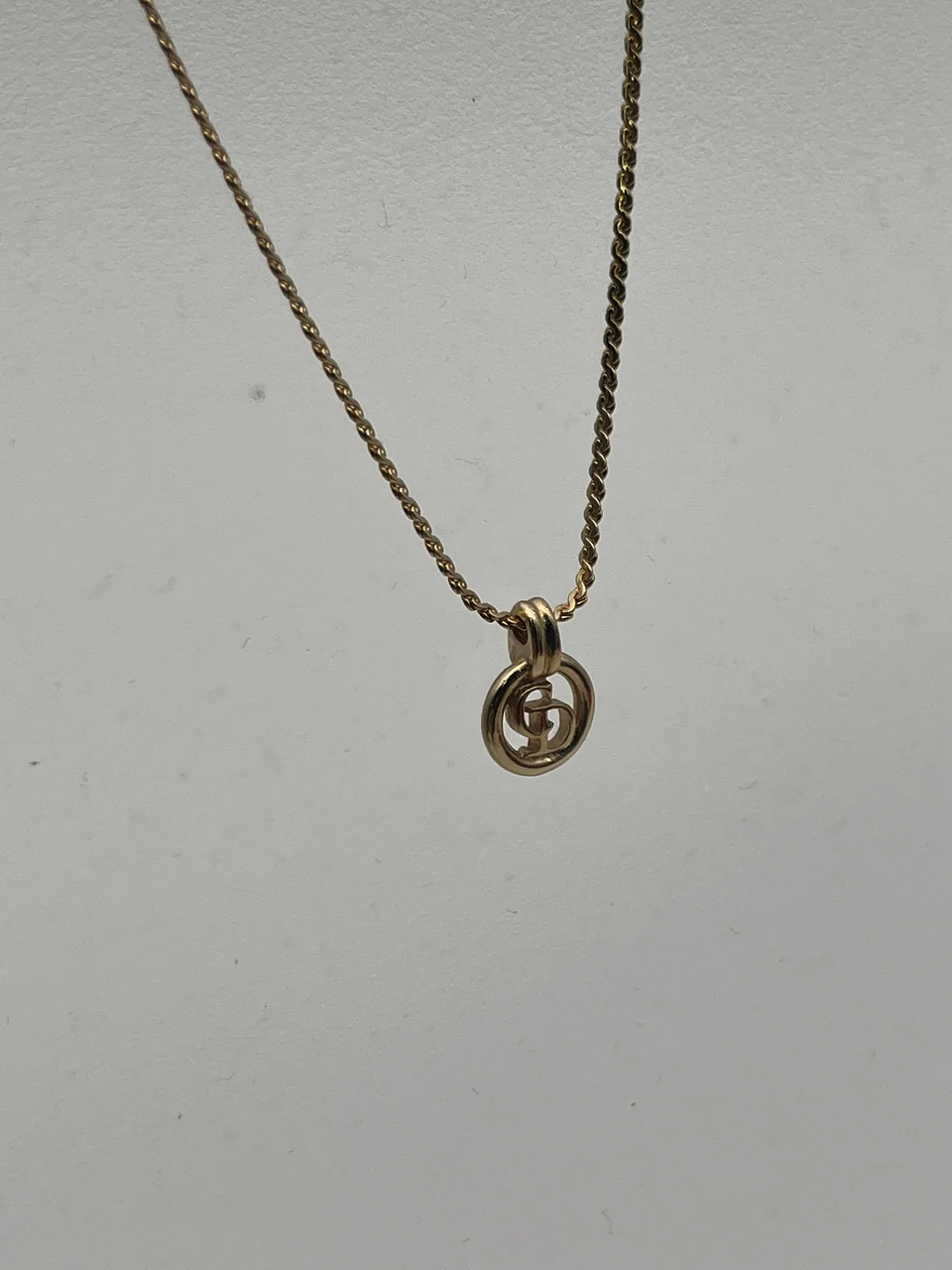 DIOR CD LOGO NECKLACE