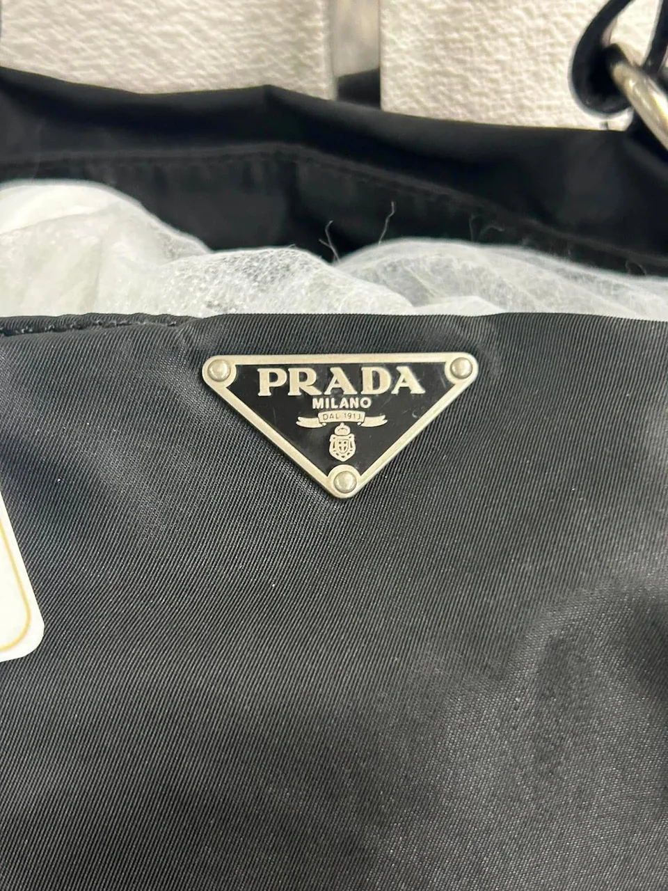 Prada tessuto handbag view 7