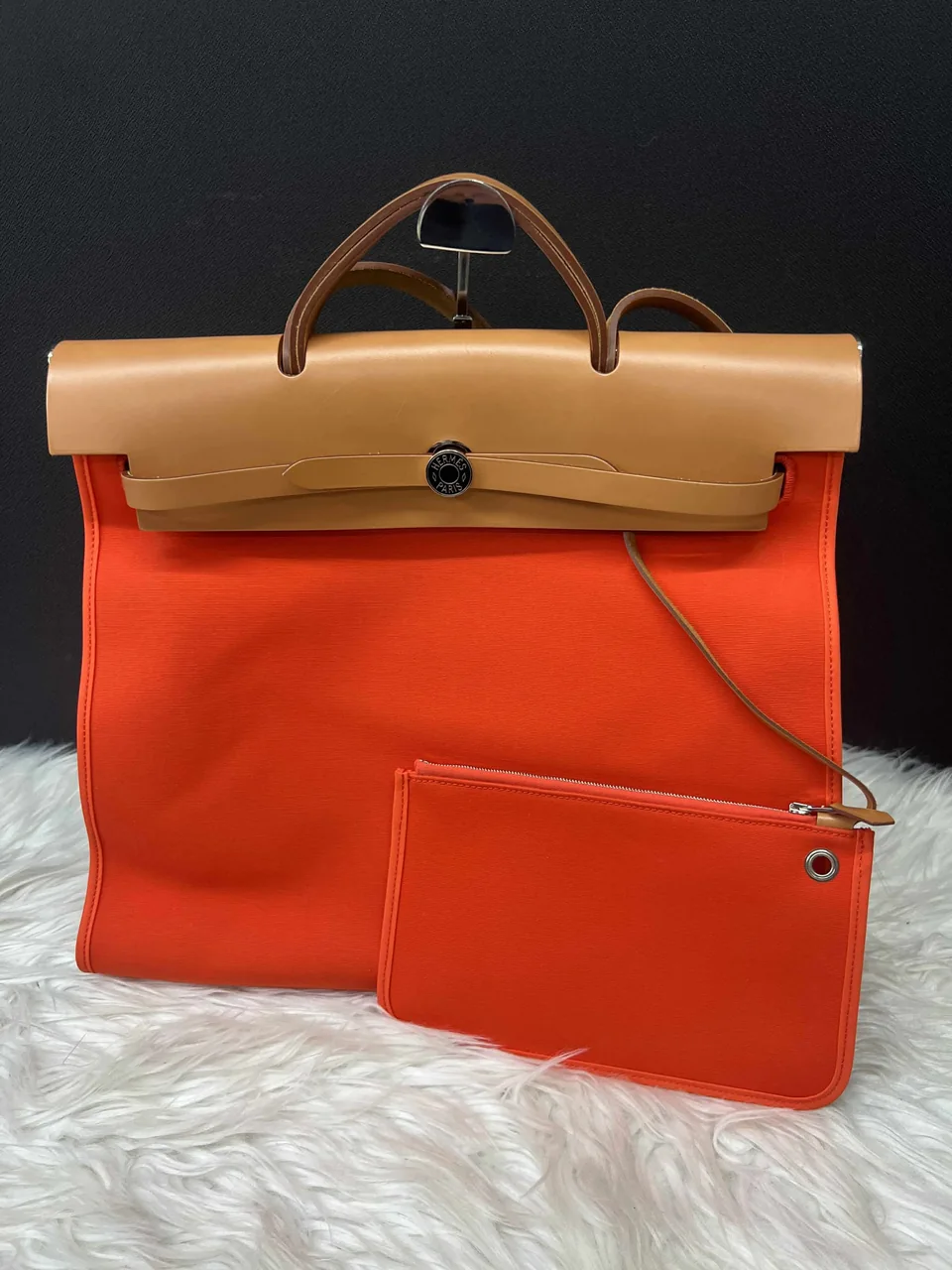 HERMES HERBAG ZIP MM (X STAMP) view 6