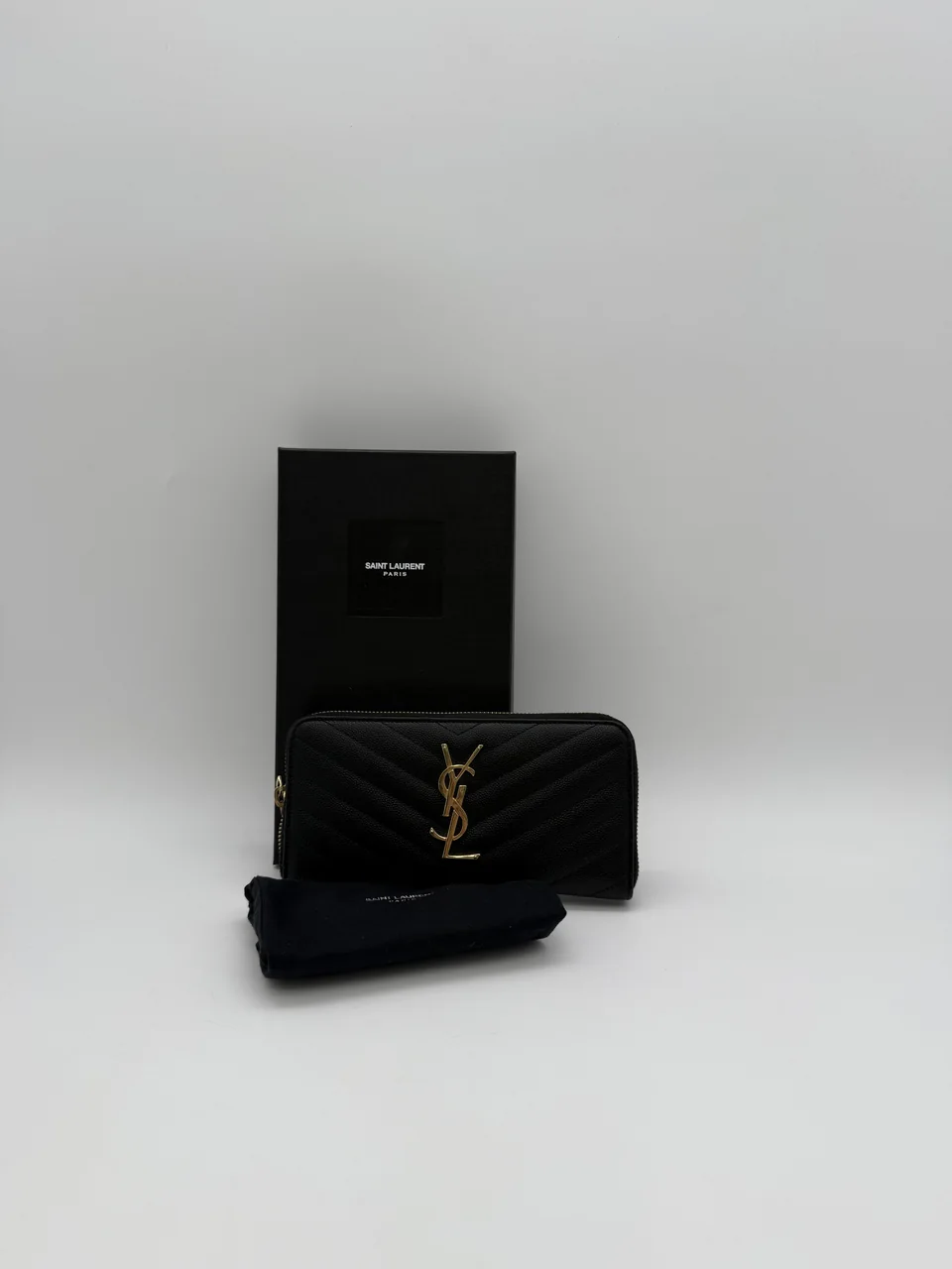 SAINT LAURENT CASSANDRA LONG WALLET