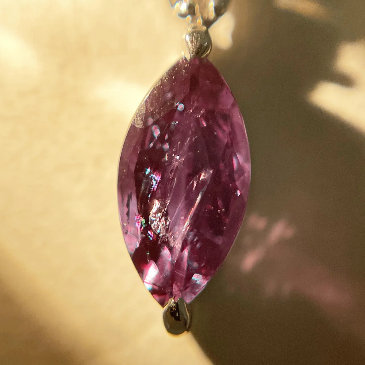 K18/PT900 ALEXANDRITE NECKLACE AX0.70CT D0.30CT FD0.39CT 13.7G view 13