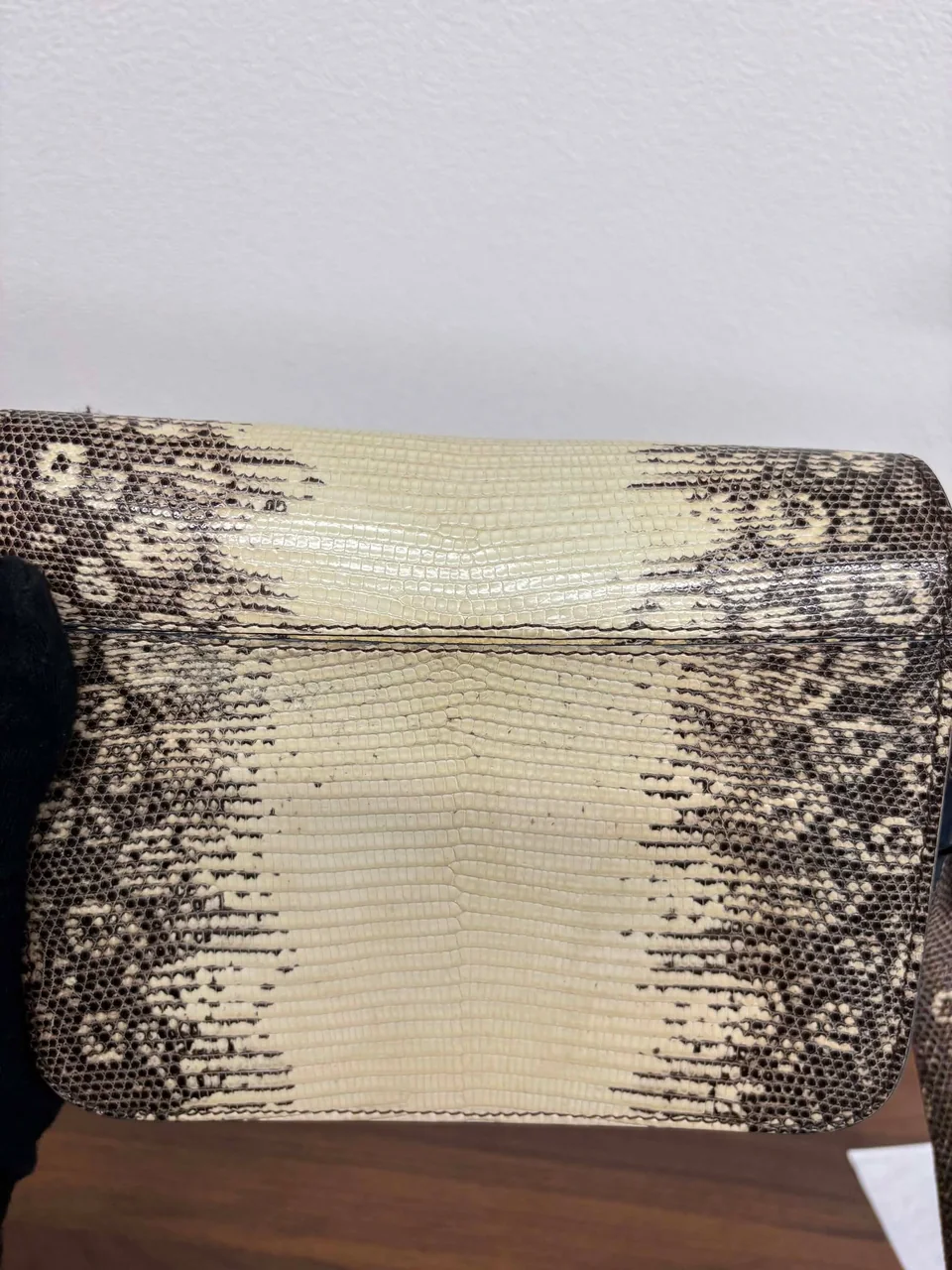 CELINE LIZARD TEEN TRIOMPHE SHOULDER BAG view 9