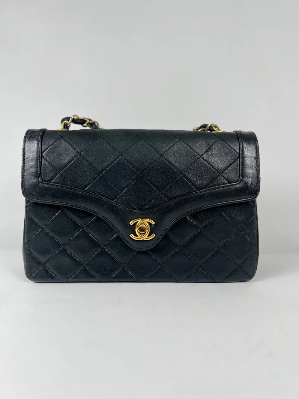 CHANEL LAMB SKIN MATELASSE CHAIN SHOULDER BAG view 3