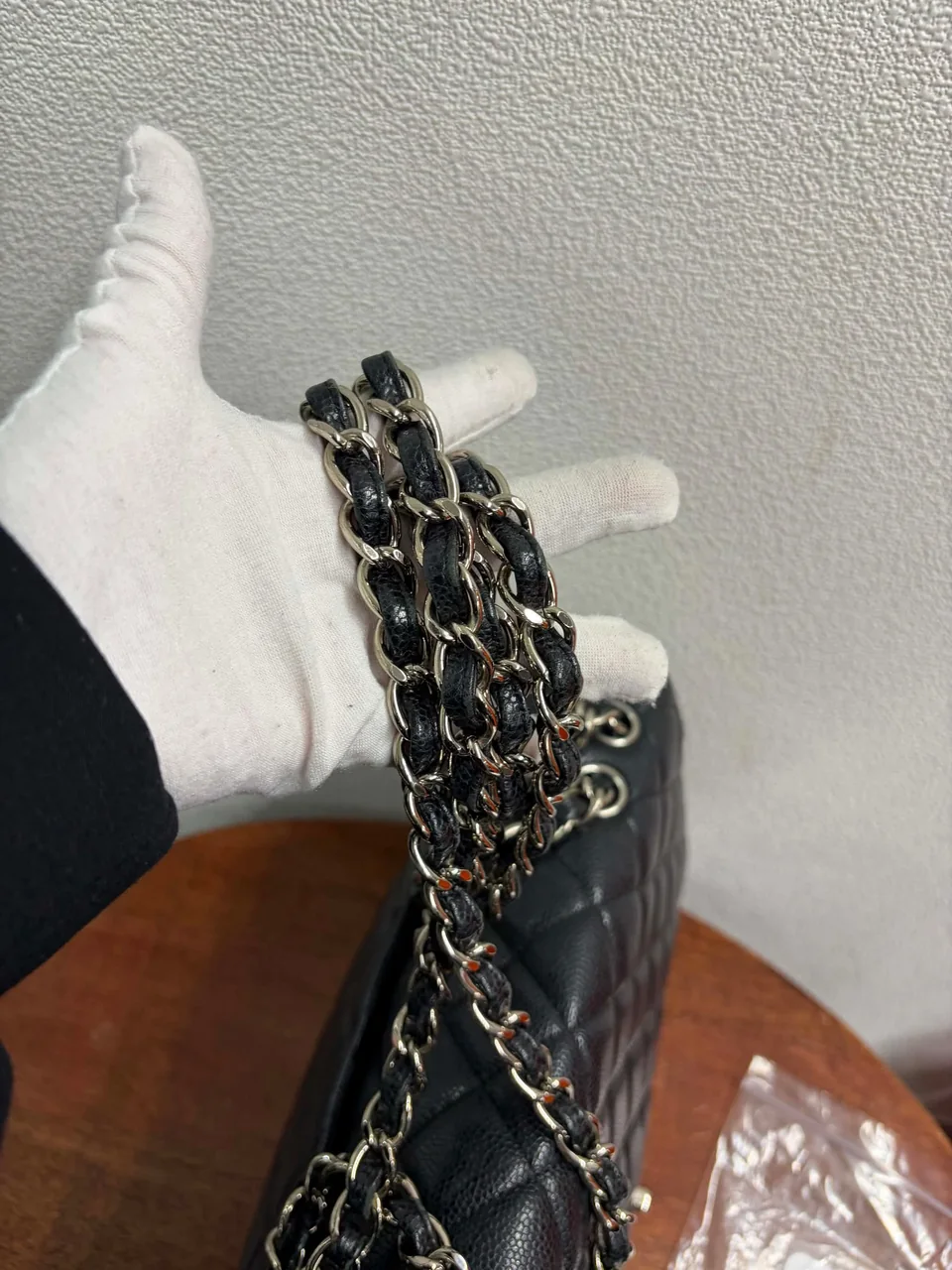 CHANEL CAVIAR CHAIN SHOULDER BAG view 7
