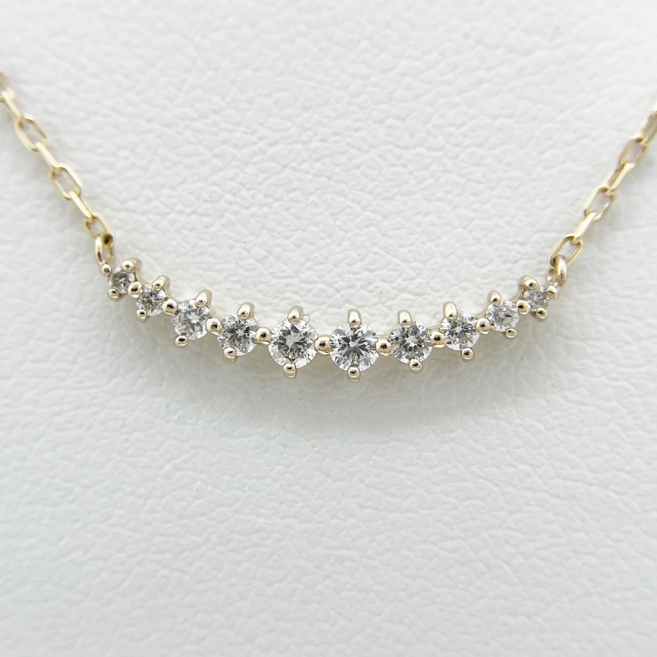 K18 DIAMOND NECKLACE FD0.20CT 1.7G