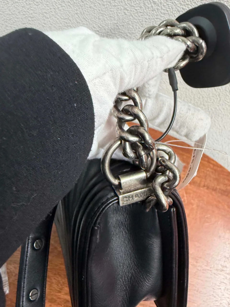 CHANEL LAMB SKIN LE BOY (26 SERIAL CODE) view 7