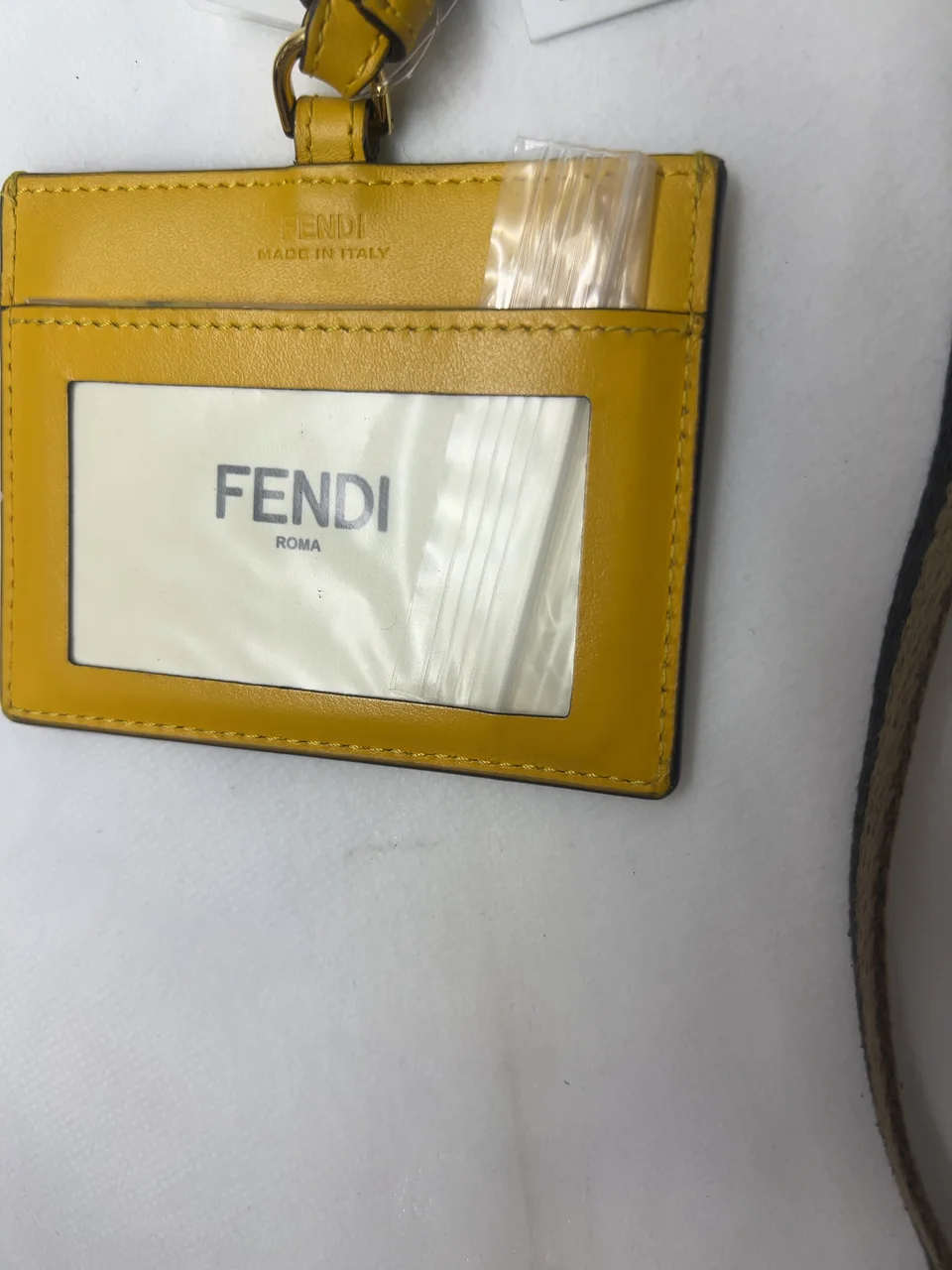 FENDI PASS CASE (YELLOW) photo 5