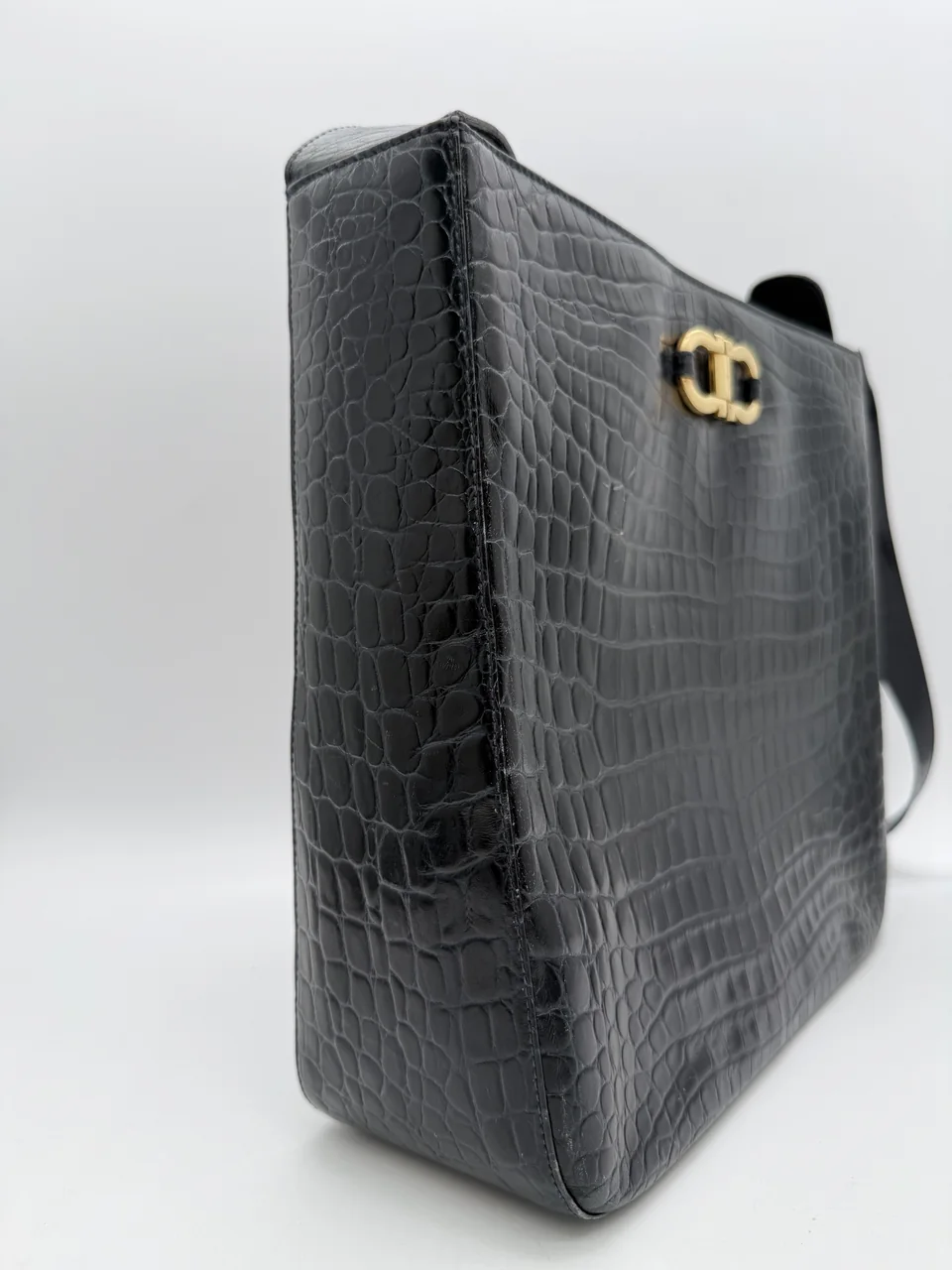 SALVATORE FERRAGAMO DOUBLE GANCINI SHOULDER BAG view 3