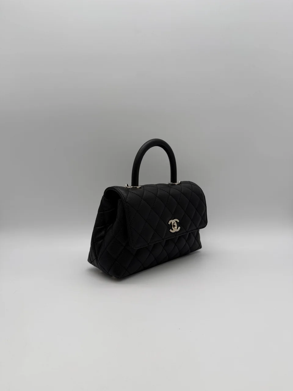 CHANEL CAVIAR COCO MARK SHOULDER BAG view 4