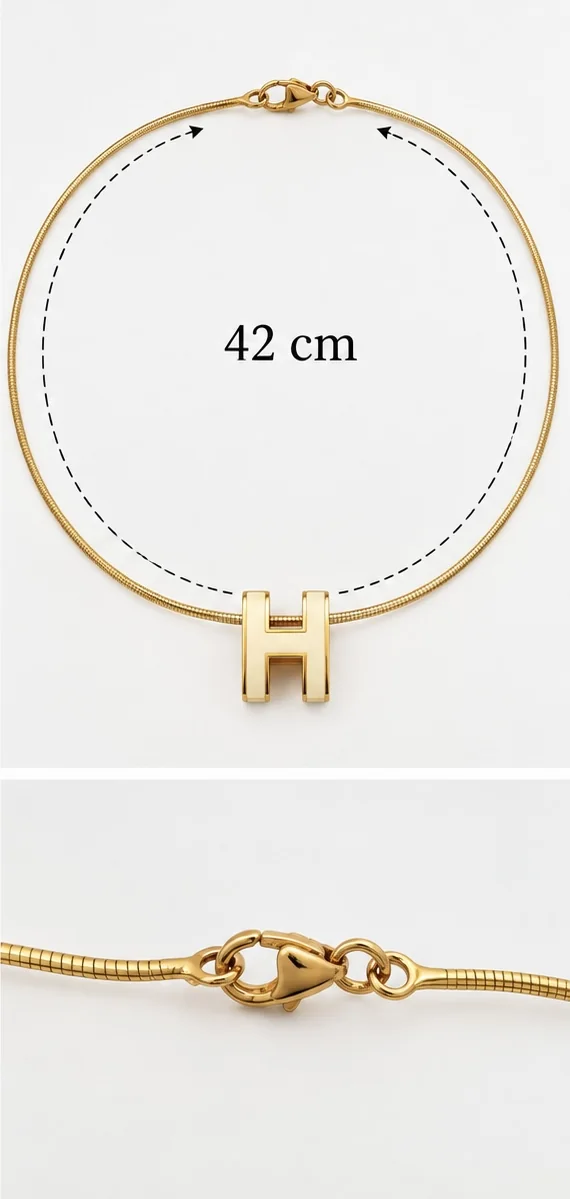HERMES POP H NECKLACE view 3