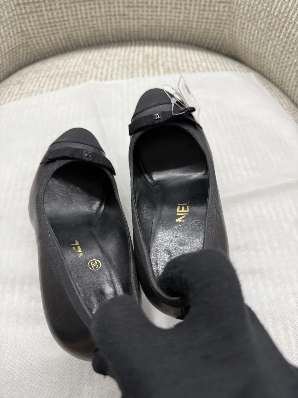 CHANEL RIBBON PUMPS view 7