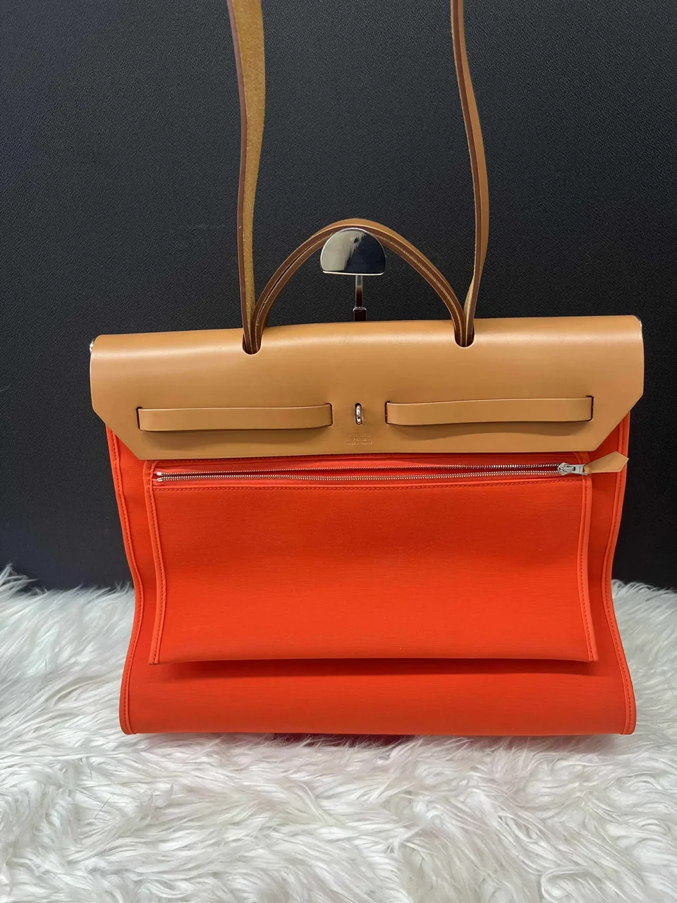 HERMES HERBAG ZIP MM (X STAMP) view 10