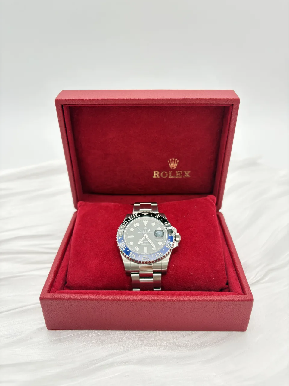 ROLEX GMT MASTER II BLACK DIAL OYSTER BRACELET (201/808/08) NEW PARALLEL (116710BLNR 5XF90307)
