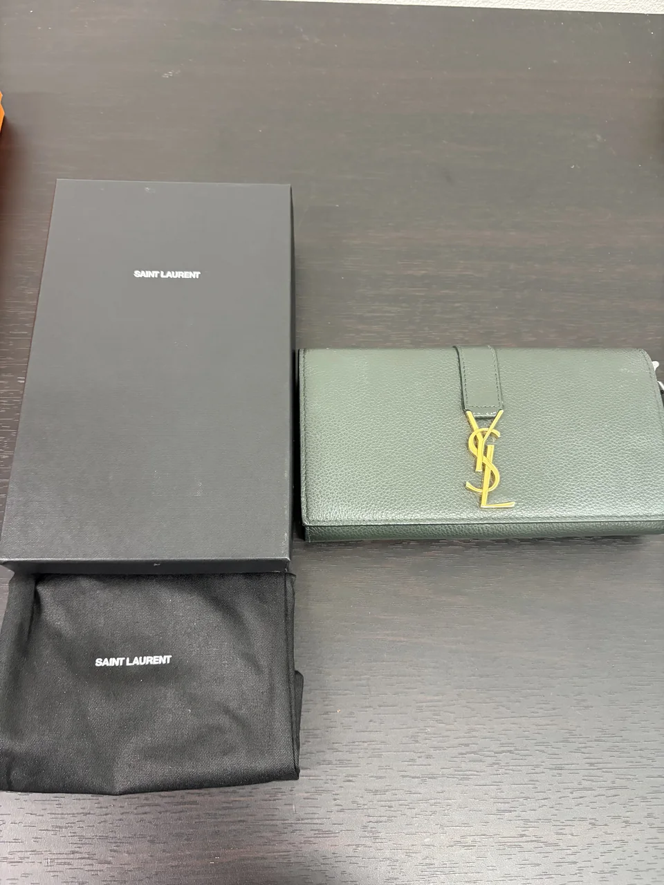 SAINT LAURENT WALLET (GREEN)