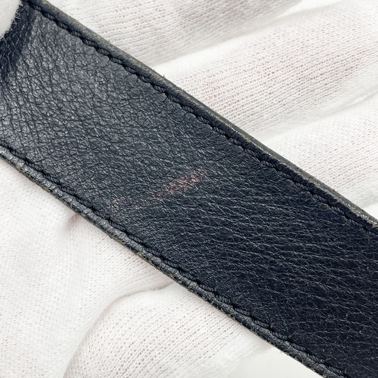 CELINE MACADAM SHOULDER BAG (BLACK) view 7