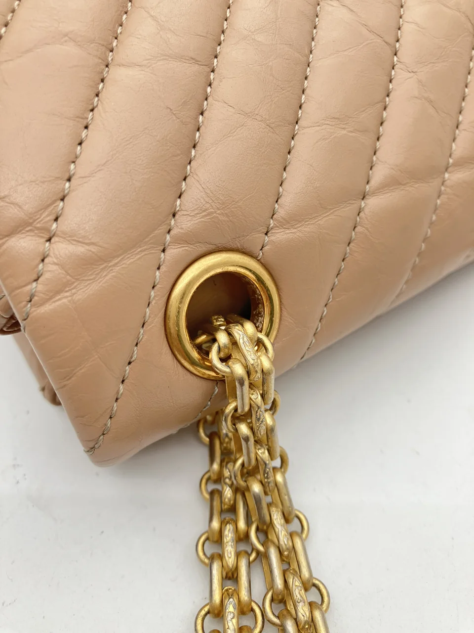CHANEL CHEVRON 2.55 DOUBLE FLAP view 10