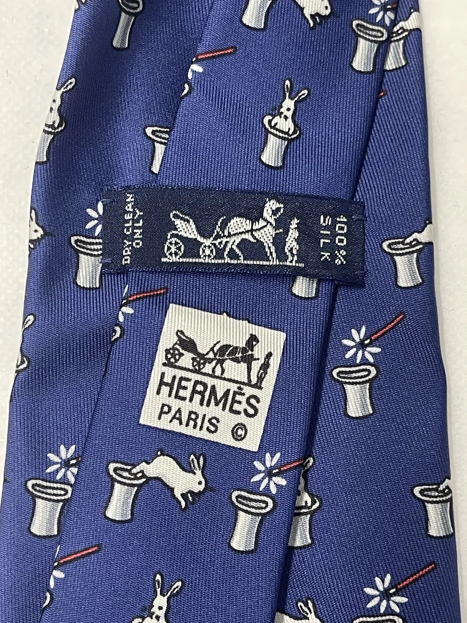 HERMES NECKTIE (RABBIT) view 6
