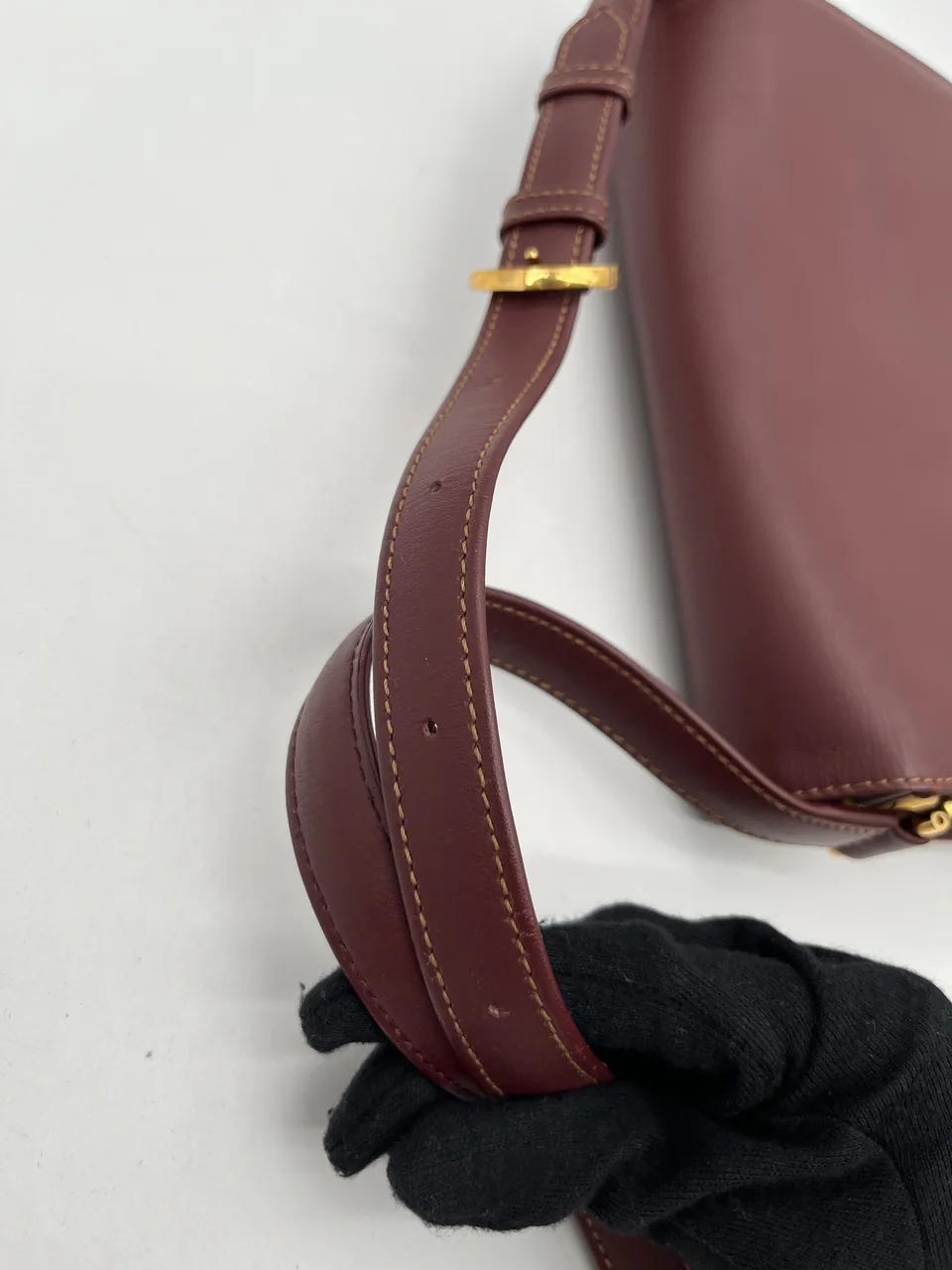 CARTIER SHOULDER BAG (BORDEAUX) view 7