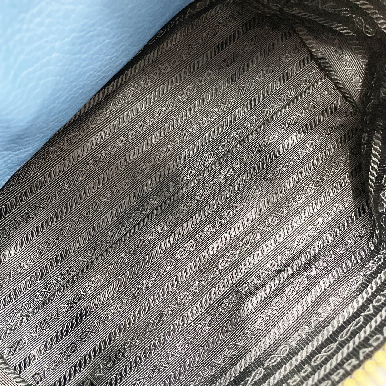 PRADA TWO-WAY BAG (BLUE) view 4