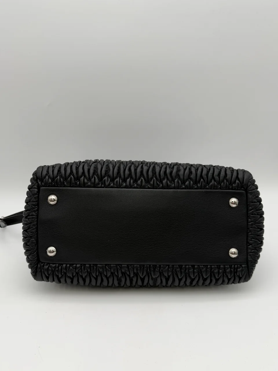 MIU MIU MATELASSE TWO-WAY BAG (BLACK) view 7