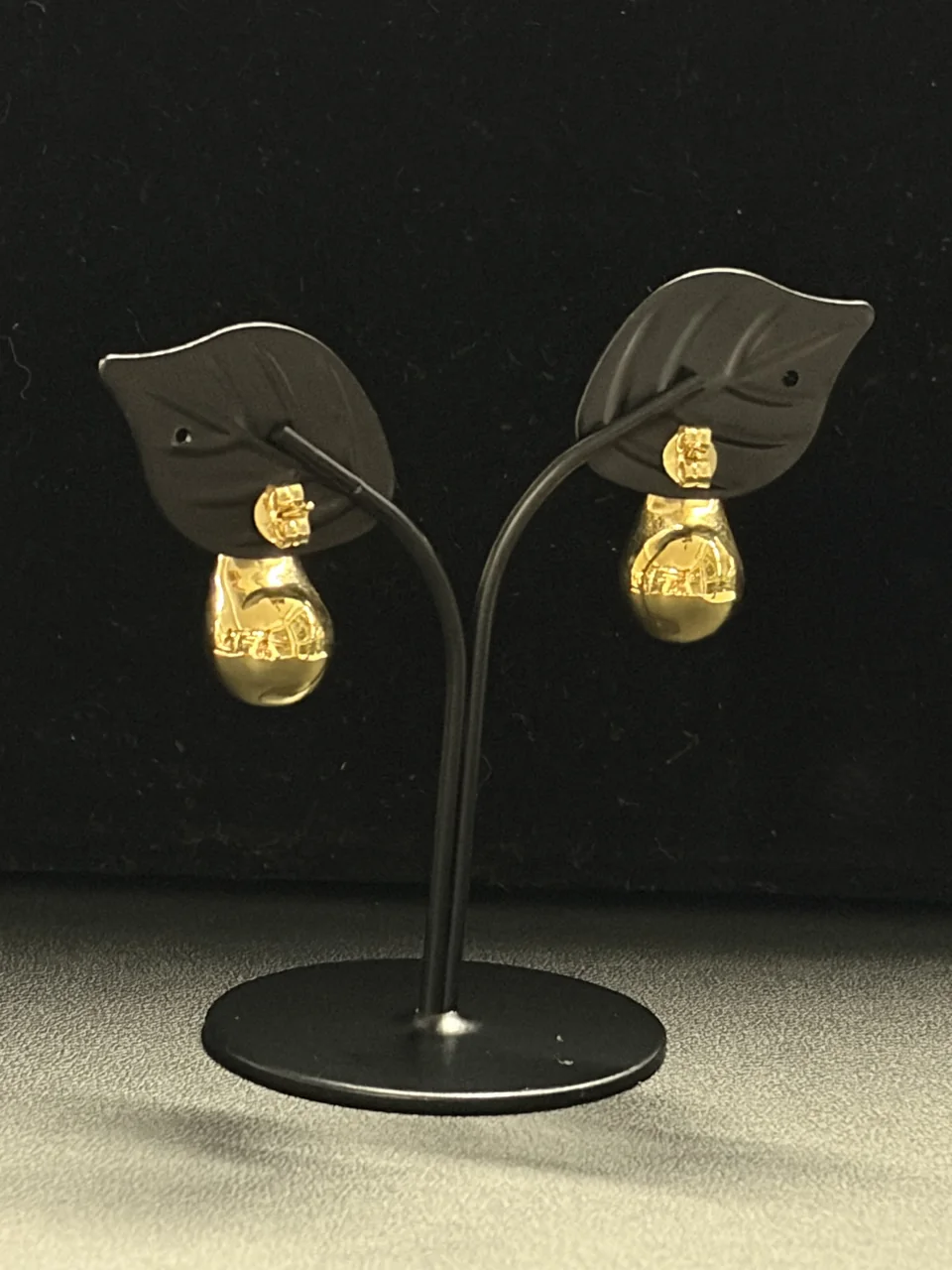 K18 TEAR EARRINGS 4.5G view 4