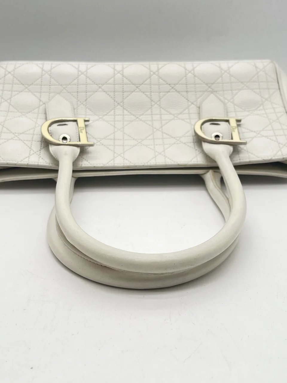 DIOR CANAGE HANDBAG (WHITE) view 5