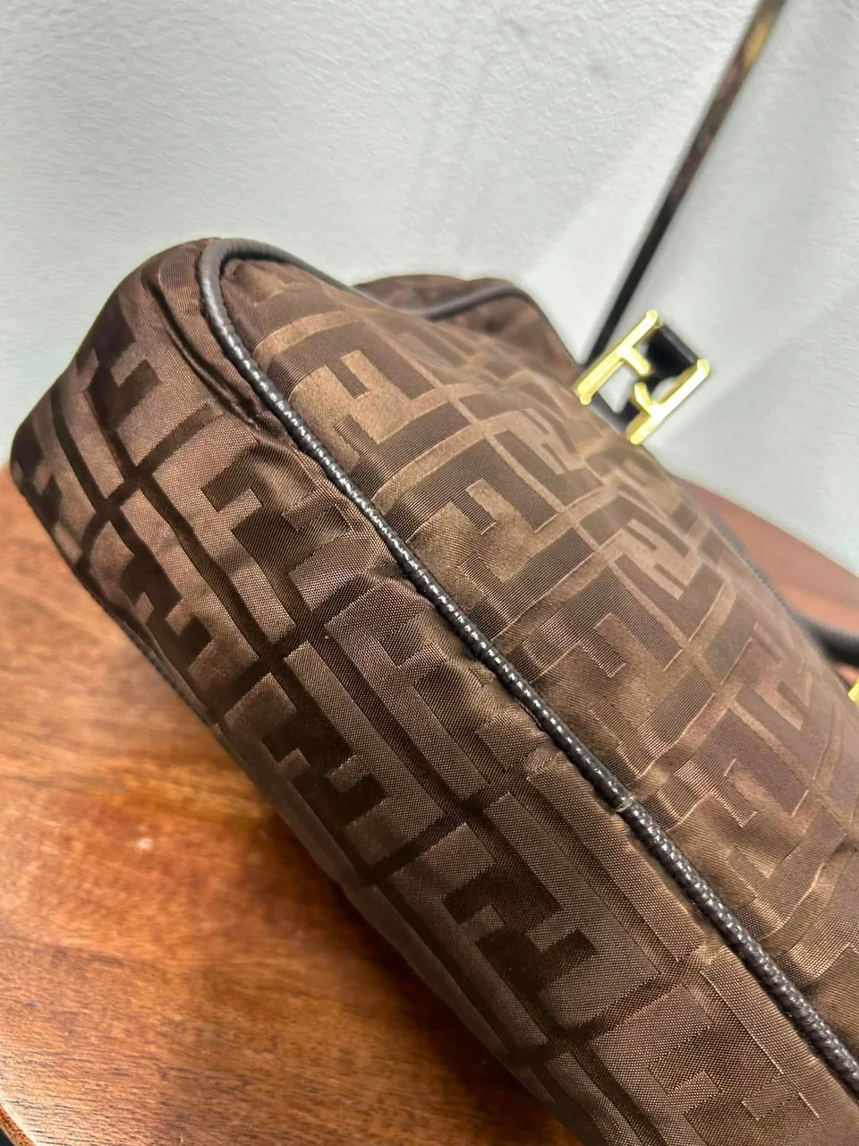 FENDI ZUCCA TWO-WAY BAG (BROWN) photo 3