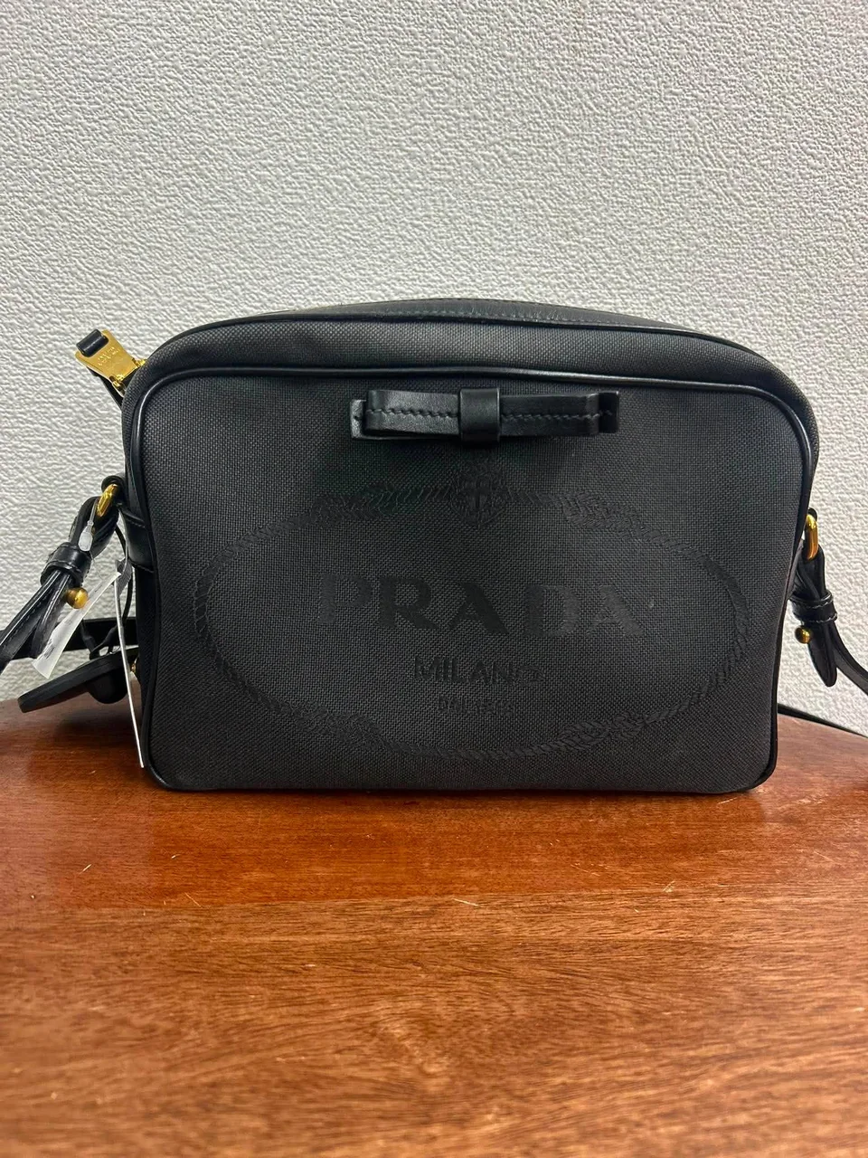 PRADA JACQUARD RIBBON SHOULDER BAG view 10