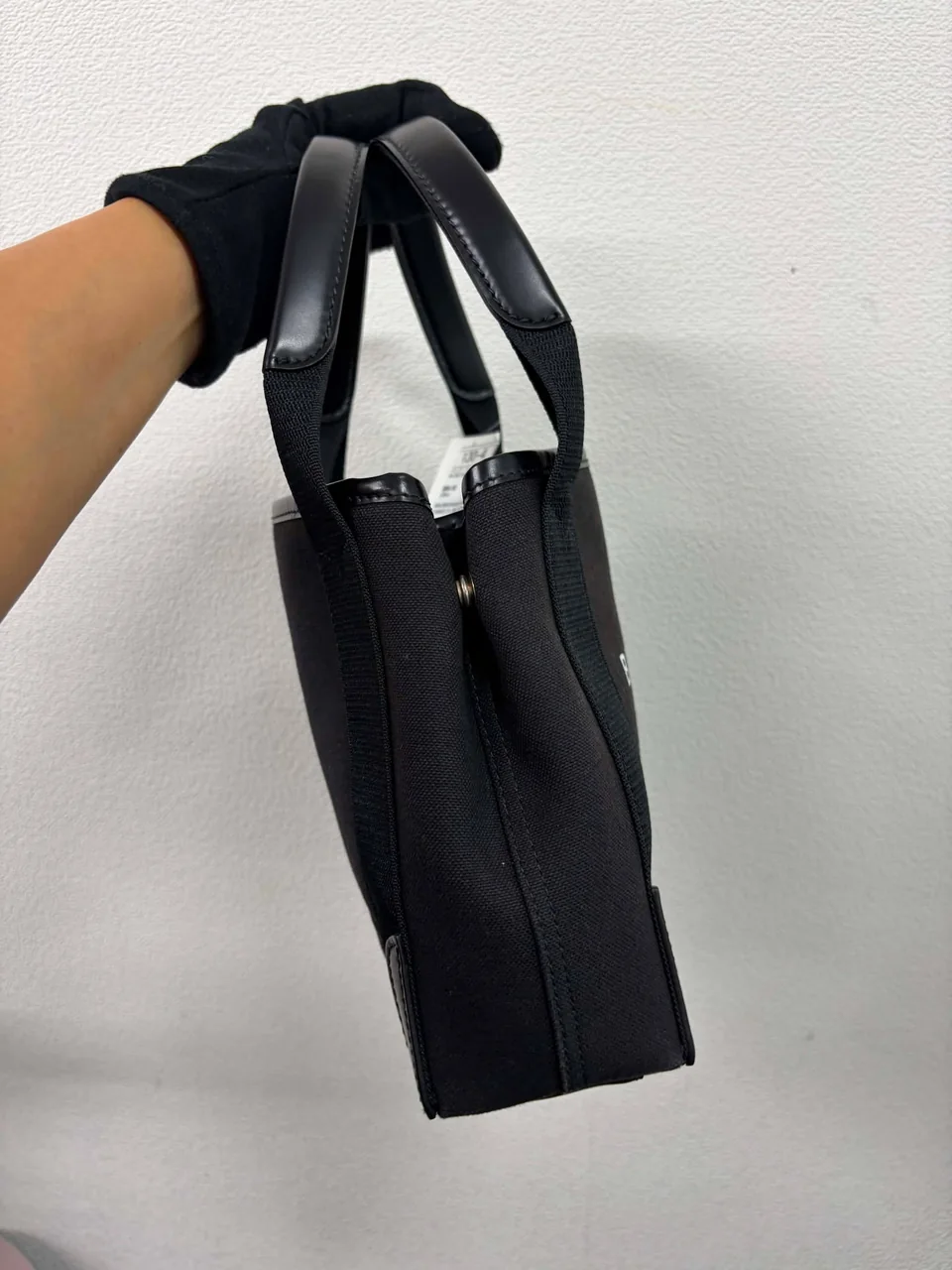 BALENCIAGA NAVY CABAS S (BLACK) view 4