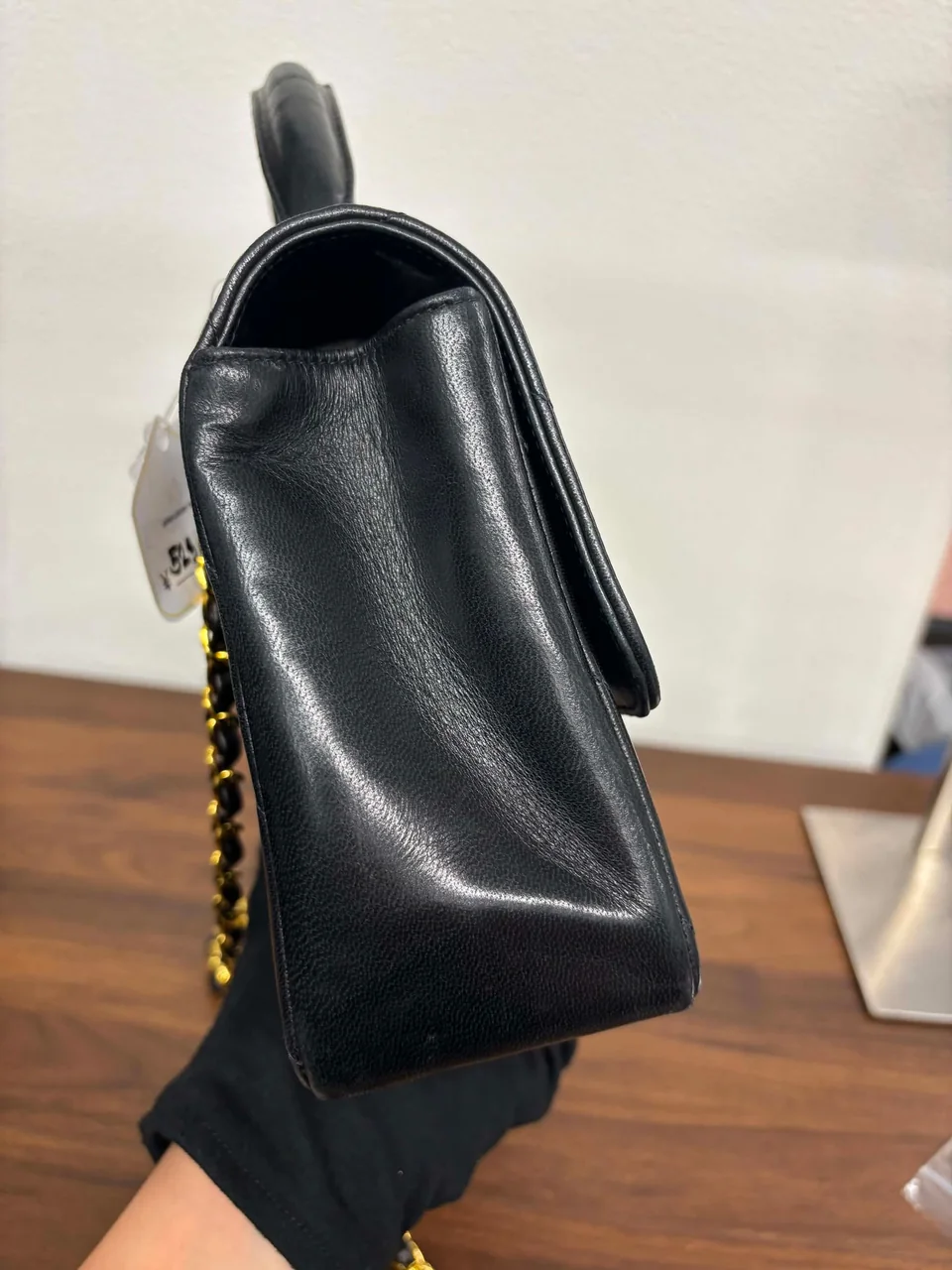 CHANEL LAMB SKIN CHAIN SHOULDER BAG view 5