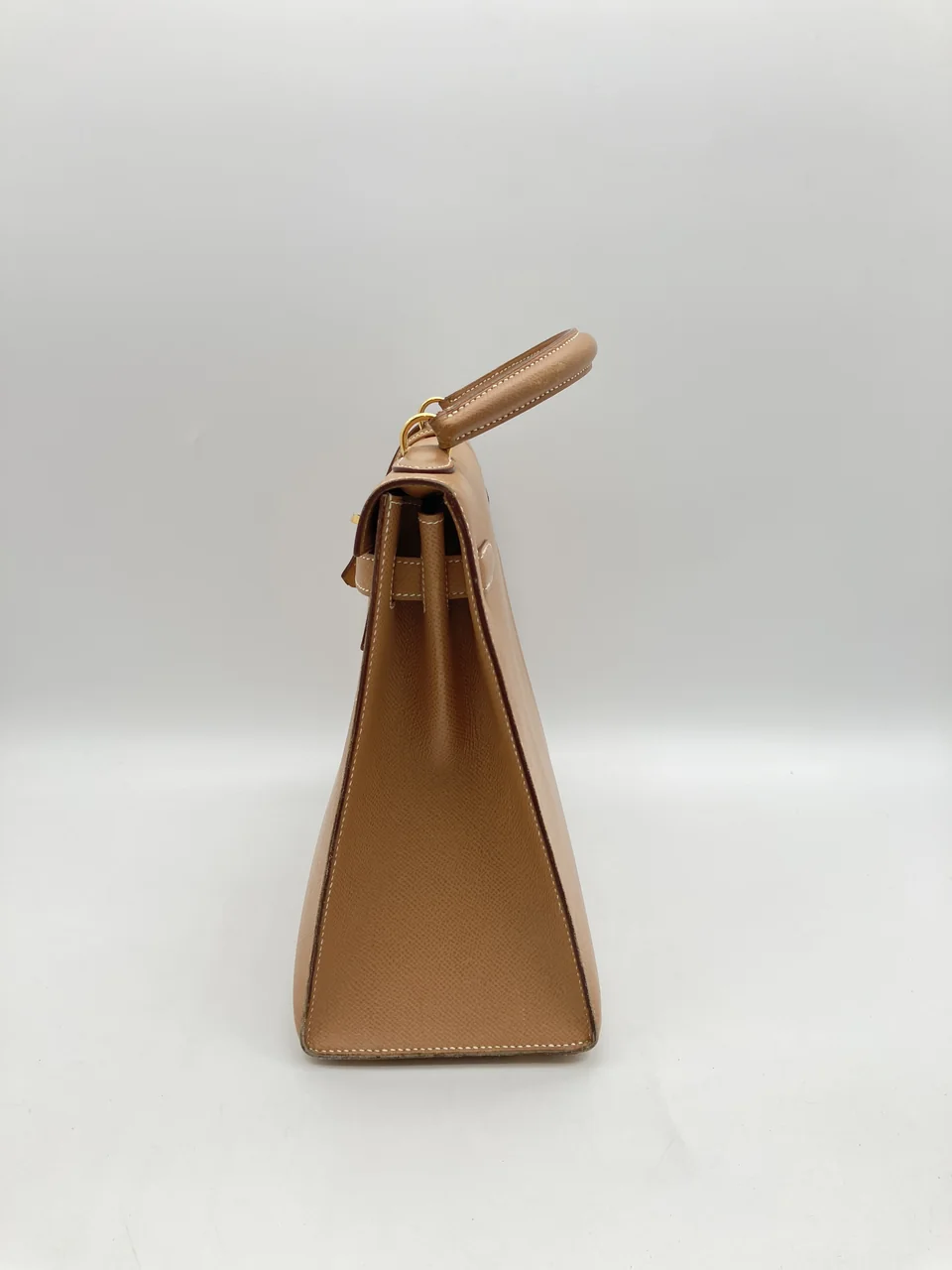 HERMES KELLY 32 (COURCHEVEL, NATURAL, ○W STAMP) view 6