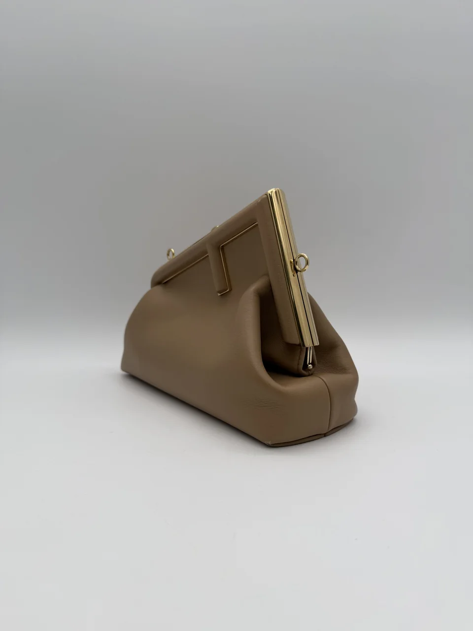 FENDI FIRST SHOULDER BAG (BEIGE) view 5